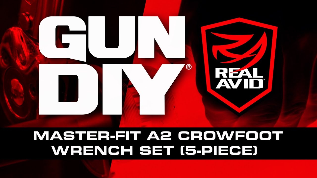 Real Avid AR15 Master-Fit Crowfoot Wrench Set - 5 pieces