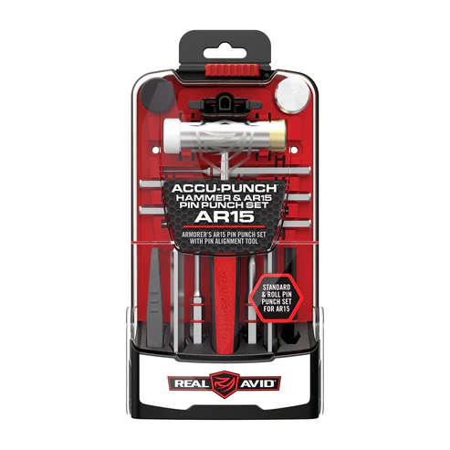 Real Avid Conjunto de martelo Accu-Punch e punção AR15