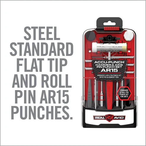 Real Avid Accu-Punch Hammer & AR15 Pin Punch Set