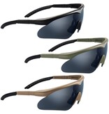 Swiss Eye Óculos de segurança Raptor com 3 lentes de reposição