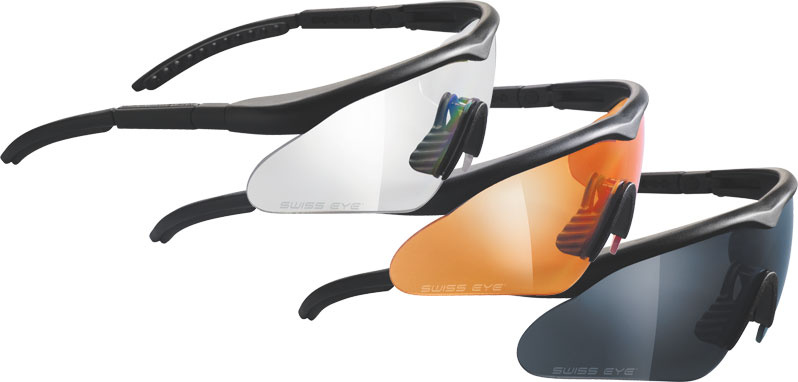 Swiss Eye Occhiali di sicurezza Raptor con 3 lenti di ricambio