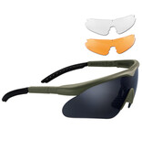 Swiss Eye Óculos de segurança Raptor com 3 lentes de reposição