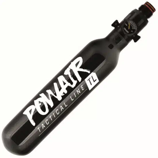 PowAir Réservoir en aluminium TACTICAL Line HPA 0,25 litre, 16ci, 300 bar avec régulateur