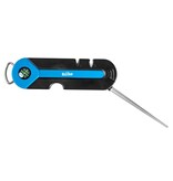 Country mobile knife sharpener with compass and emergency whistle