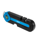 Country mobile knife sharpener with compass and emergency whistle