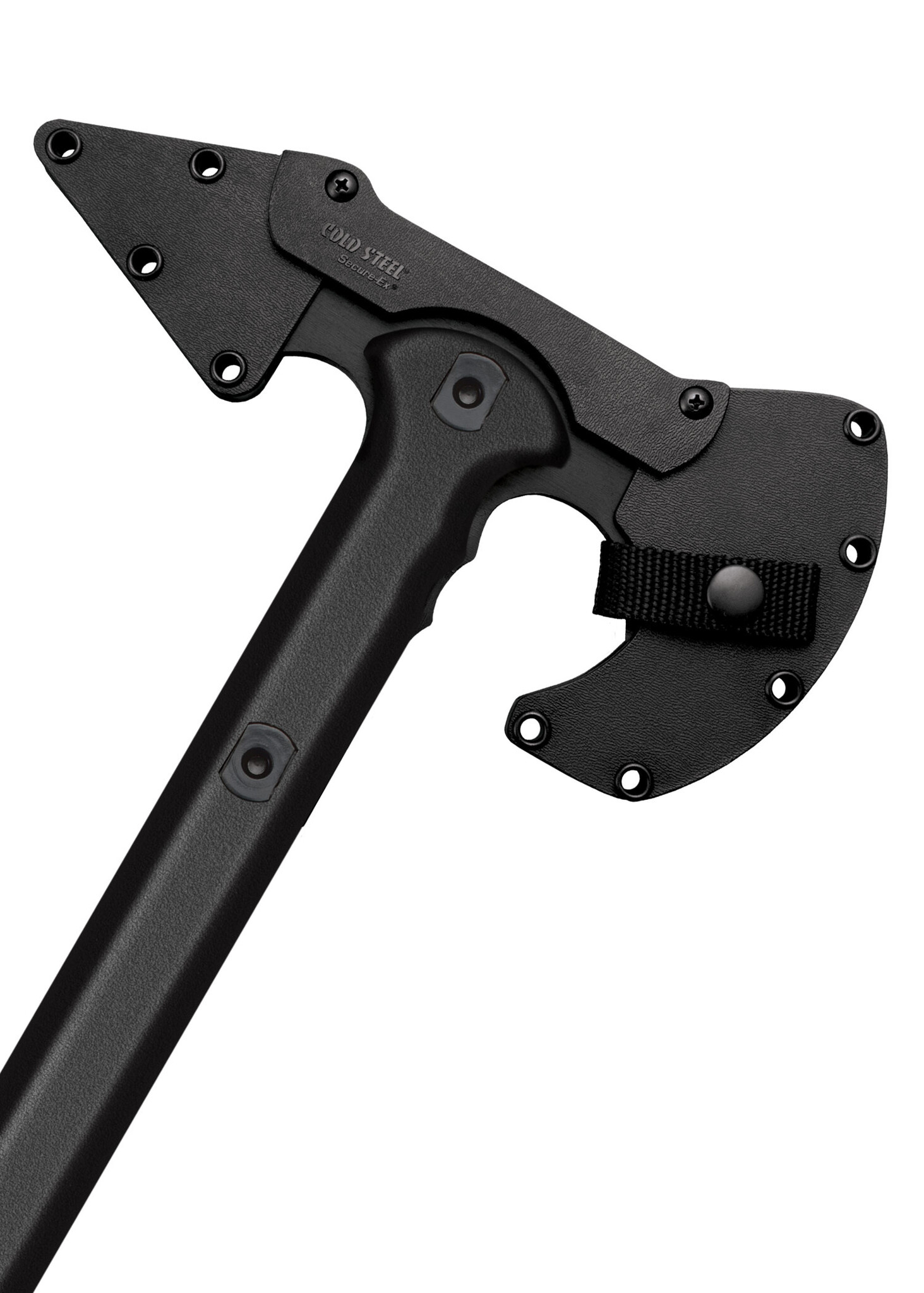 Cold Steel Trench Hawk - Tomahawk con impugnatura nera