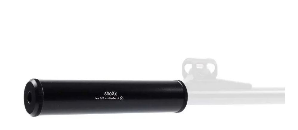 shoXx Silencer for 4.5/5.5mm AirGuns - 1/2-20UNF