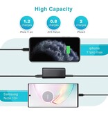 NBBT Powerbank 2 x 5000mAH più PBH - Supporto Power Bank - Supporto