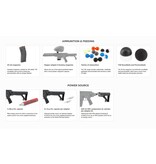 Umarex Carabine tactique T4E TC 68 – Édition hybride AR-15 16 joules - Cal. 68