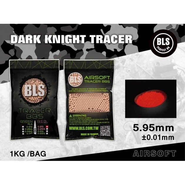 BLS Balines Tracer Precision BB 0,25 gramos - 4.000 piezas