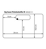 Sig Sauer Étui à pistolet 31 x 20 x 7 cm