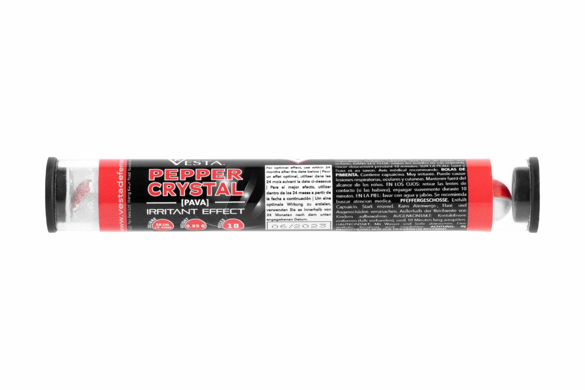 Vesta Bolas de Cristal de Pimenta - Cal. 50 - 10 peças