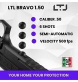 Chiappa Bravo 1.50 Cal. 50 RAM Set - 14 Joules - BK/OR