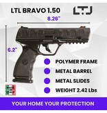 Chiappa Bravo 1,50 Cal. Conjunto de 50 RAM - 14 Joules - BK/OR