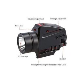 NxWerks Flashlight Laser Combo for X-68 Pistelle RAM