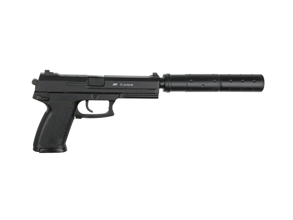 ASG MK23 Special Operations mit Schalldämpfer Gas NBB 1,5 Joule - BK