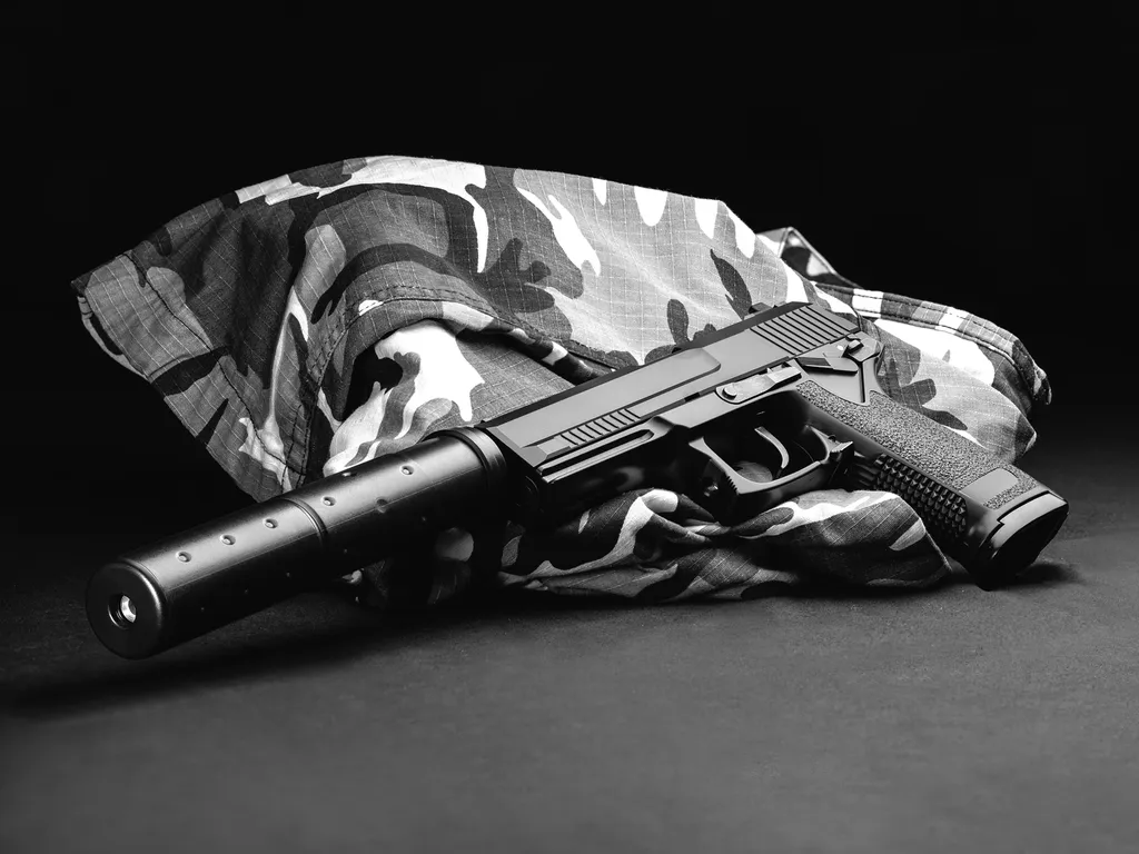 ASG MK23 Special Operations with silencer Gas NBB 1.5 Joule - BK