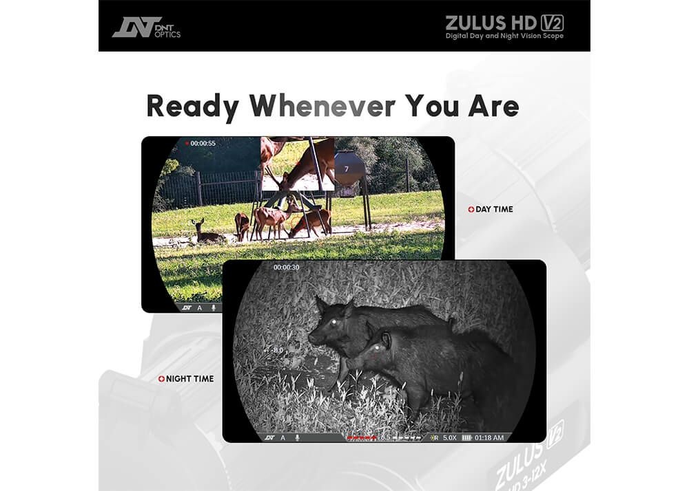 Arken Optics DNT Zulus V2 HD 5-20x LRF Day and Night Riflescope