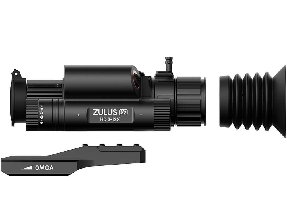 Arken Optics Luneta DNT Zulus V2 HD 3-12x LRF para uso diurno e noturno