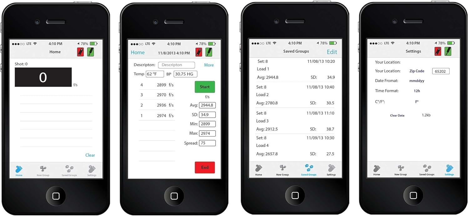 Caldwell Kit chronographe de précision balistique Premium