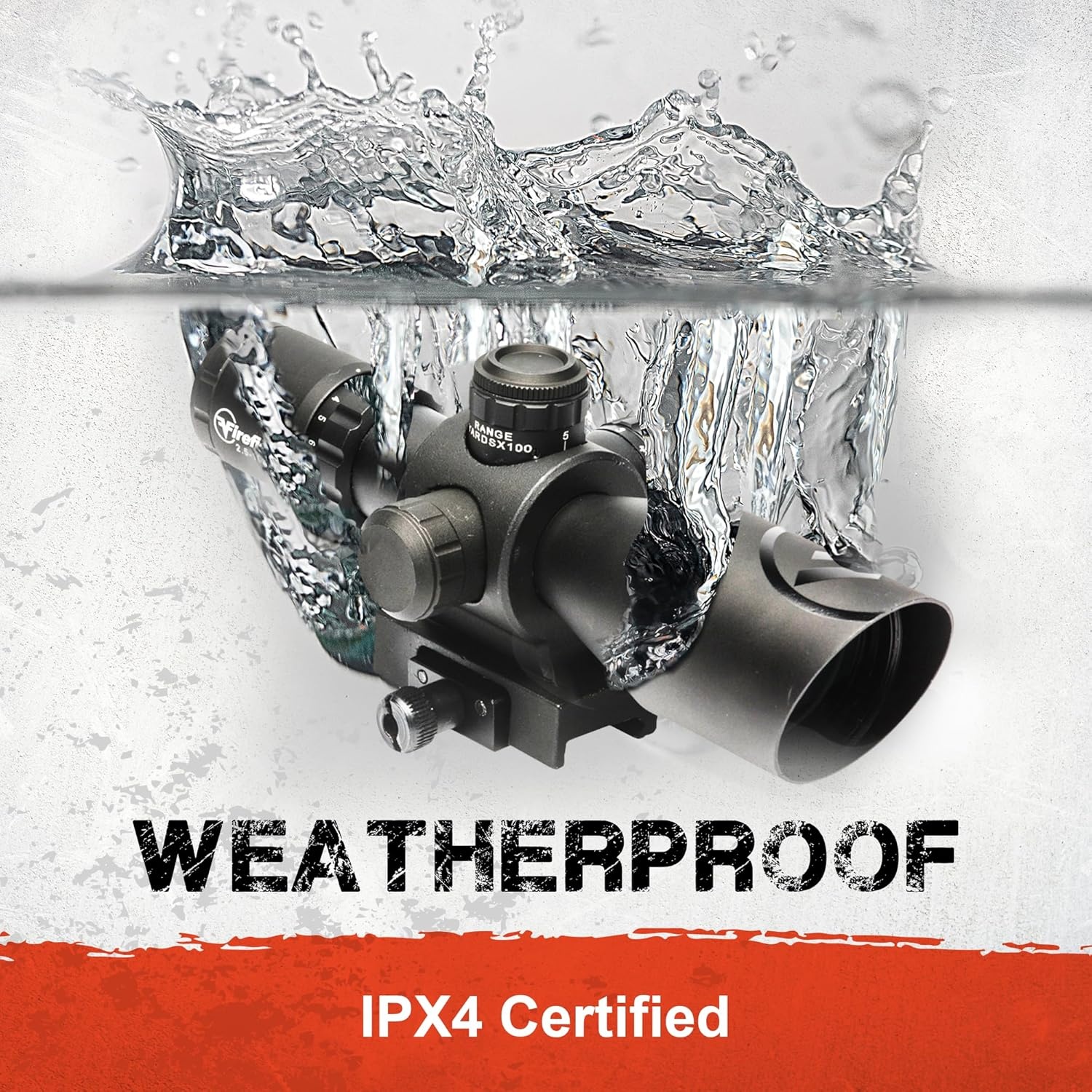 Firefield Mira telescópica Barrage 2.5-10x40 com laser vermelho