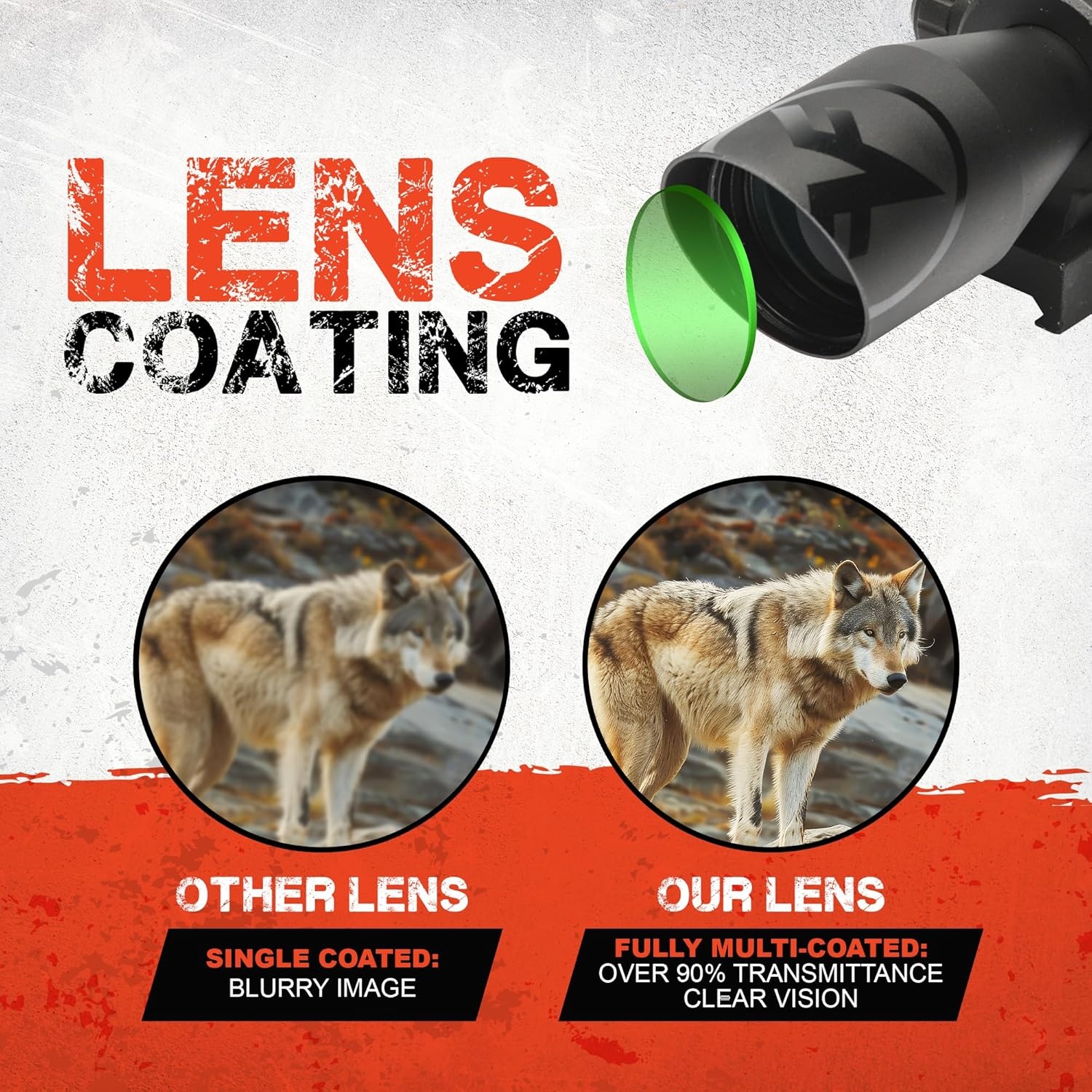 Firefield Cannocchiale da puntamento Barrage 2.5-10x40 con laser rosso