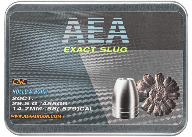 AEA Airgun Slugs Exact CNC Hollow point - 30 pieces