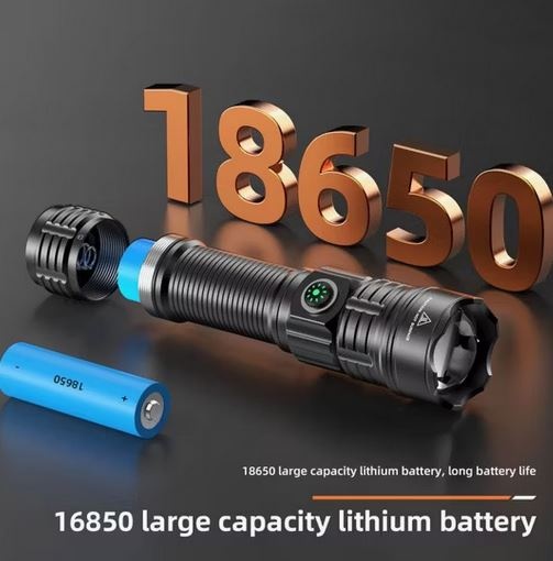 WADSN High Power LED Zoom Flashlight with Picatinny Mount