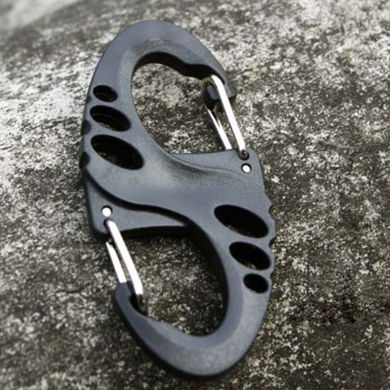 ACM Tactical Gancio a S per attrezzature e accessori - 10 pezzi