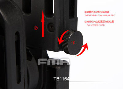 FMA IPSC Race Master Holster - BK