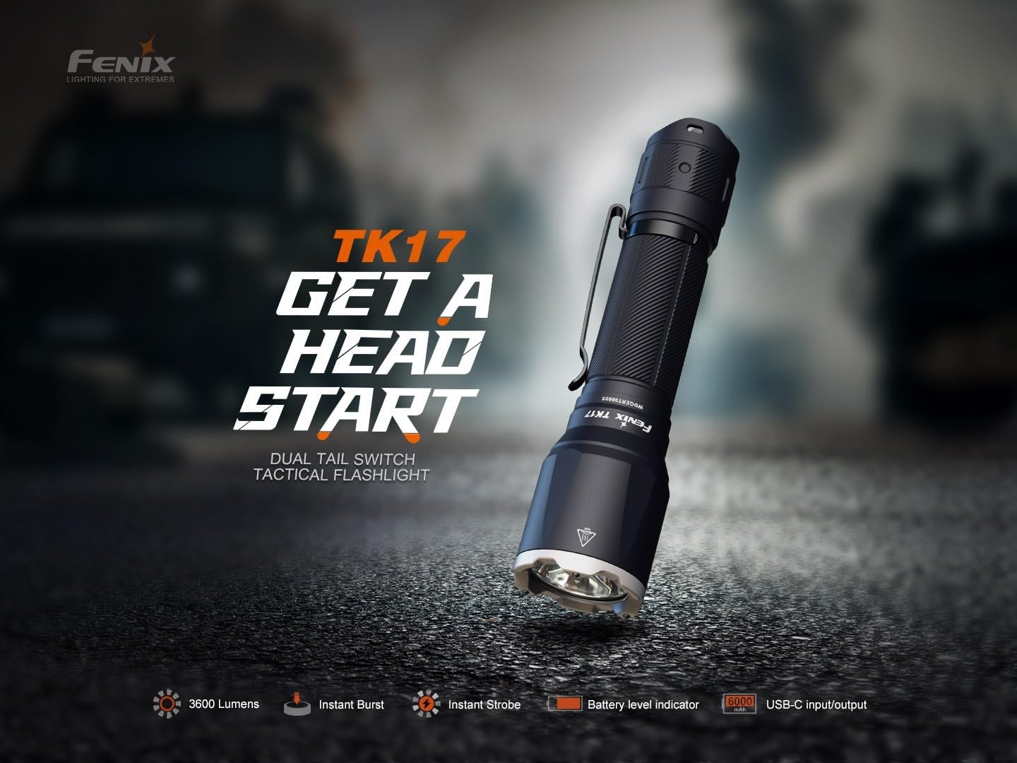 Fenix TK17 LED Tactical Flashlight
