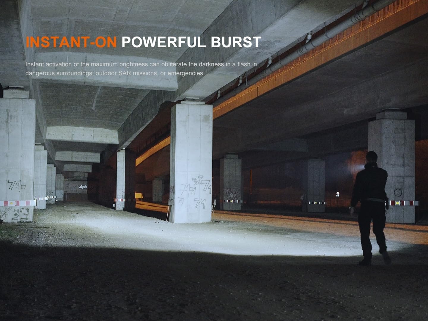 Fenix Lanterna tática LED TK17