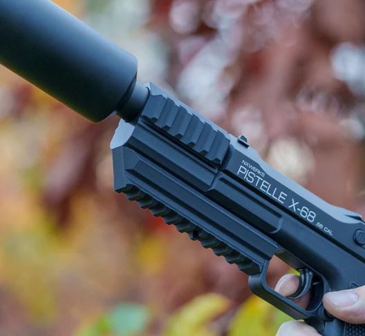 HD24 Barrel cover with 3-way Picatinny rail for Pistelle X-68