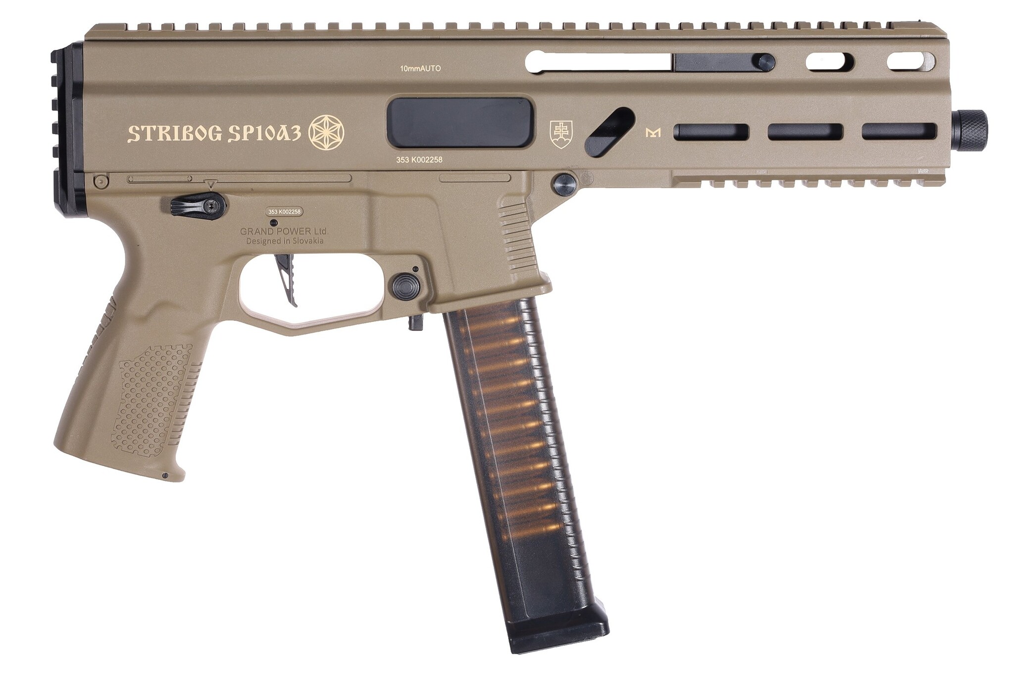 Delta Armory Atualização STRIBOG SP10A3 AEG Charlie - 1,30 Joules