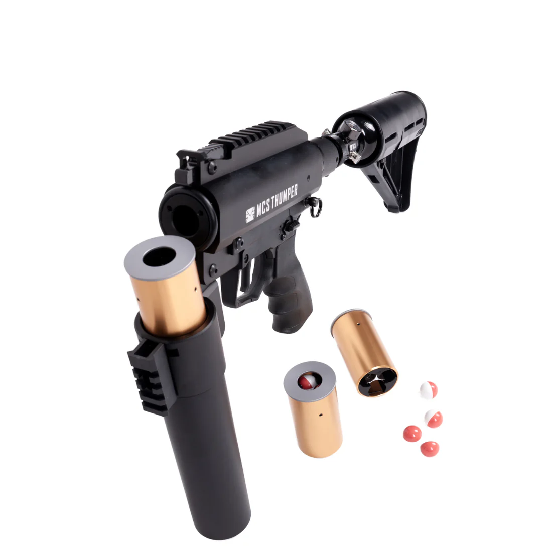 MCS Cartouche de fusil de chasse Thumper de 42 mm pour munitions de calibre .68 (12 x .68)