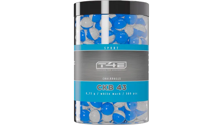 Umarex T4E Sport CKB 43 Chalk Balls 0.73 g - Cal. 43 - 500 pieces