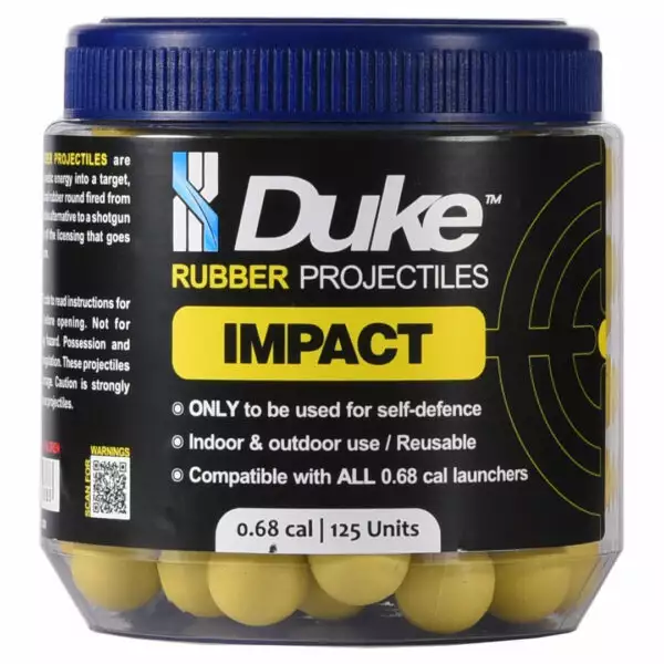 Duke Defence Rubber Impact Projektile Kal. .68