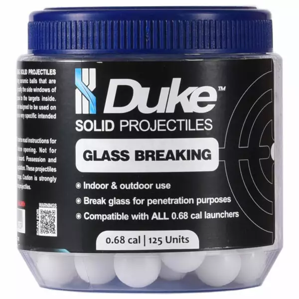 Duke Defence Projectiles solides brise-verre Cal. .68