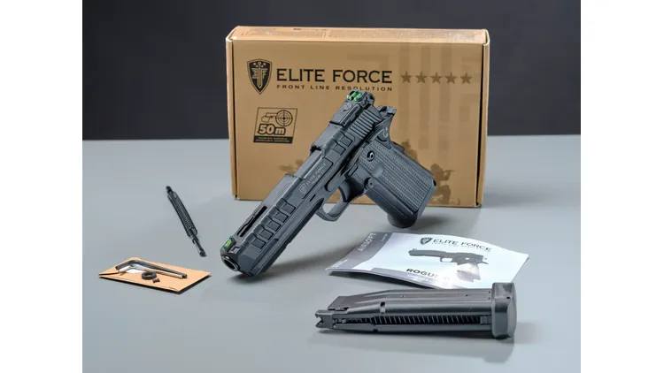 Elite Force Pistola de airsoft Rogue 11 CO2 GBB de 1,30 julios