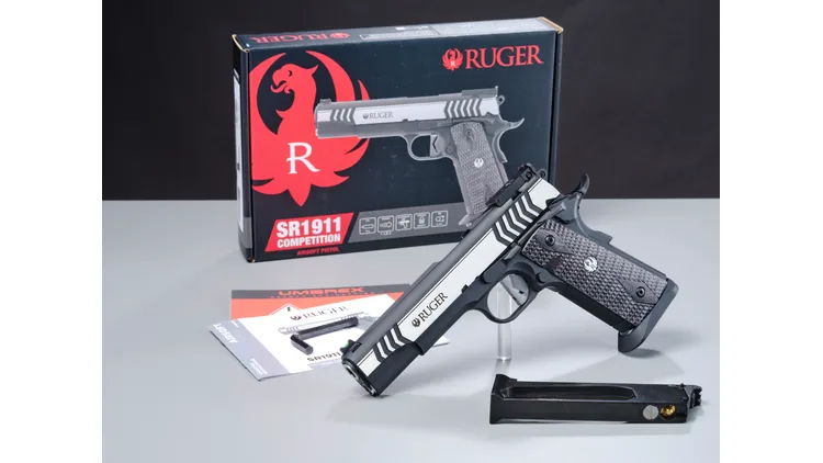 Ruger SR1911 Competition Co2 GBB Finition bicolore 1,30 joules AirSoft