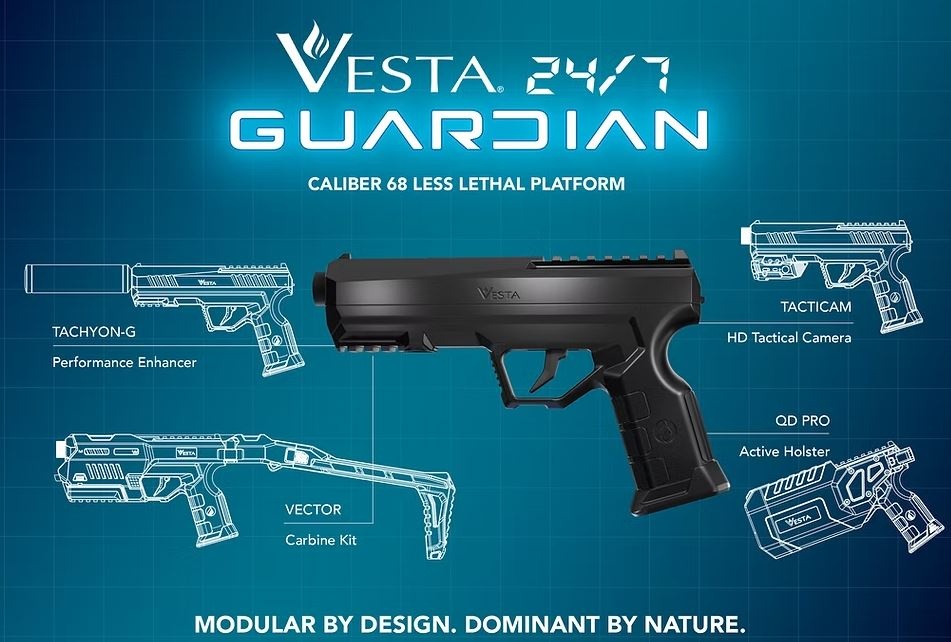 Vesta Plateforme système Guardian 24/7 Cal. 68 - Ensemble complet