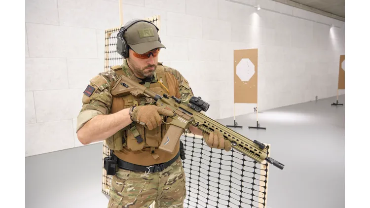 H&K G95K AEG 1.60 Joule AirSoft - verde-marrone