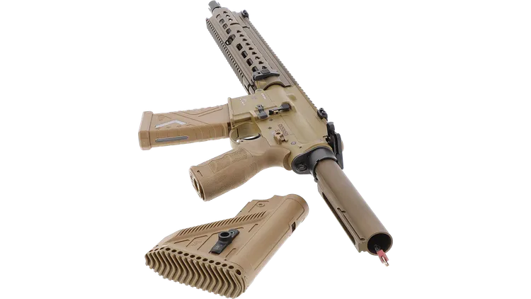 H&K G95K AEG 1.60 Joule AirSoft - zielono-brązowy