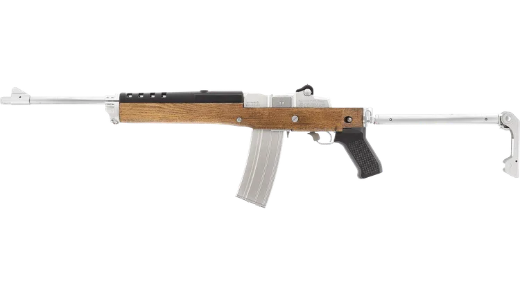 Ruger Mini-14 GBB Airsoft 1,6 Joules – prawdziwe drewno i wykończenie ze stali nierdzewnej