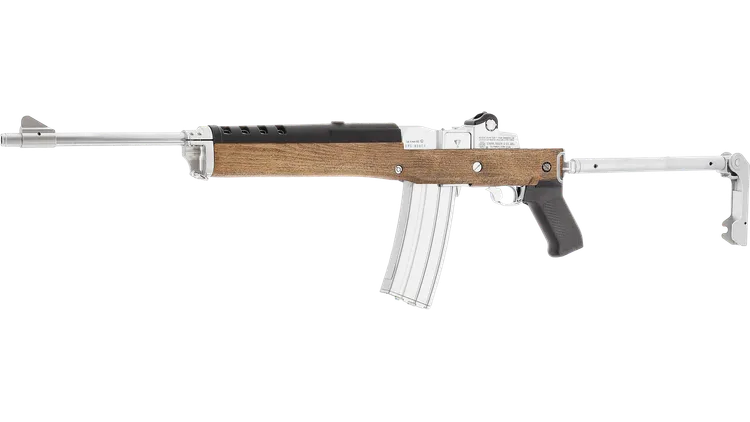 Ruger Mini-14 GBB Airsoft 1,6 Joules – prawdziwe drewno i wykończenie ze stali nierdzewnej