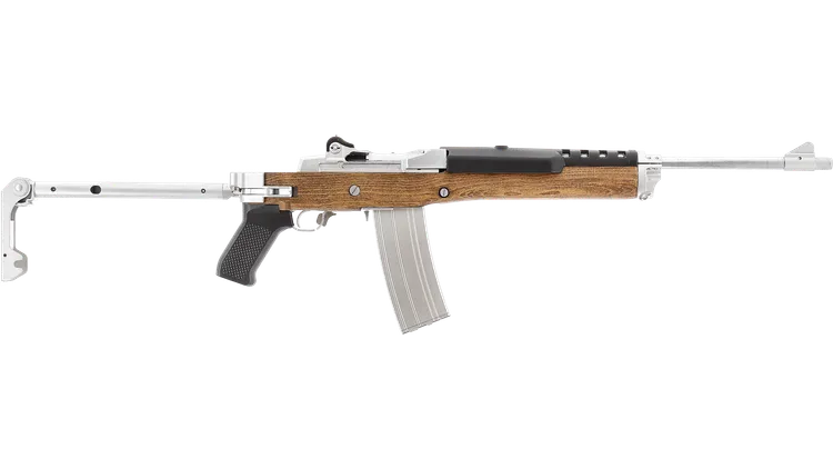 Ruger Mini-14 GBB Airsoft 1,6 Joules - Finition bois véritable et acier inoxydable