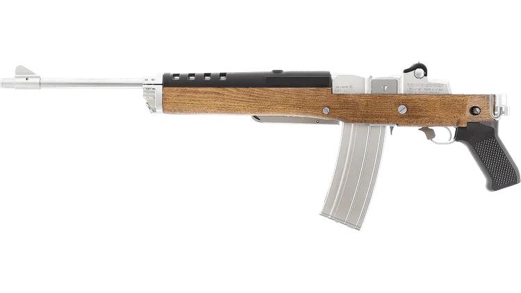 Ruger Mini-14 GBB Airsoft 1.6 Joule - Finitura in vero legno e acciaio inossidabile