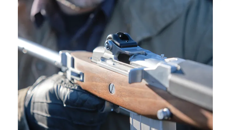 Ruger Mini-14 GBB Airsoft 1.6 Joules - Real Wood & Stainless Finish