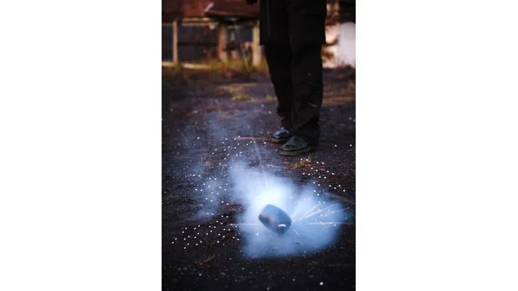 Elite Force Granat gazowy Hailstorm AirSoft Greengas - BK lub GITD