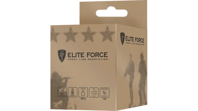 Elite Force Granada de gas verde Hailstorm Airsoft - Negra o que brilla en la oscuridad